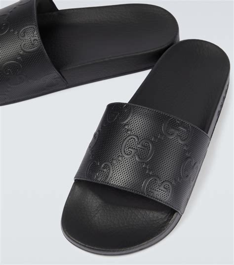 stock x gucci slides|gucci rubber slides.